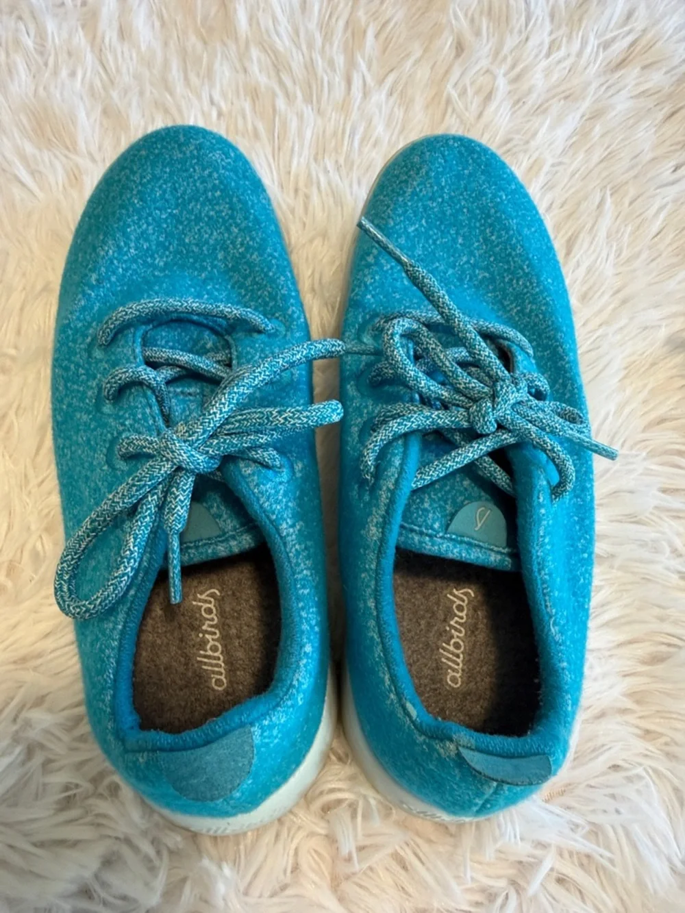 Allbirds Wool Runners in Thrive Teal (Clarity Blue Sole) 9
